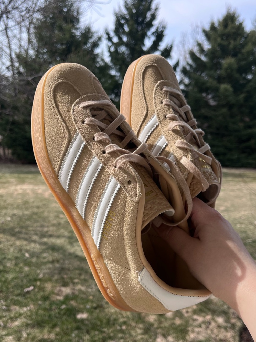 Adidas gazelle indoor athletic shoes magic beige sneakers - Picture 8 of 10